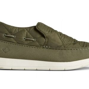 New Sperry Olive Moc-Sider Size 7M